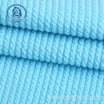 polyester jacquard bubble bonded super soft fleece fabric